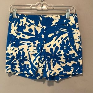J Crew Flowered Shorts